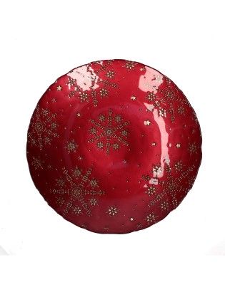Patera świąteczna Ilprimofiocco - 40 cm, czerwony